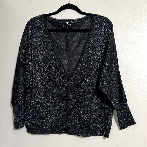 Free People Tops - Free People shimmery cardigan